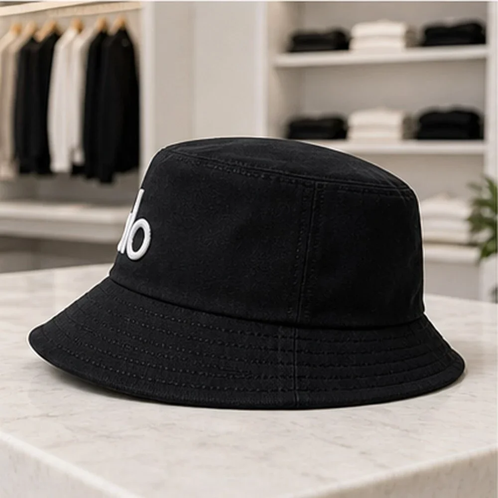 ALO Yoga Black Tennis Bucket Hat NWT